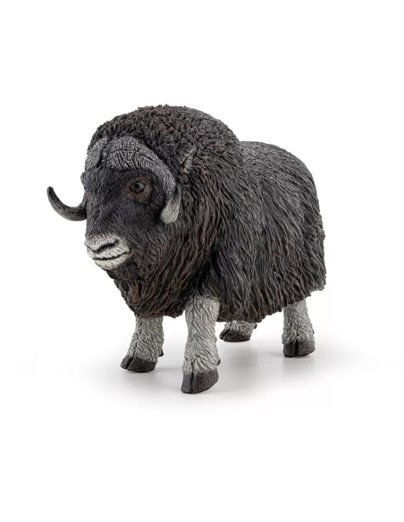 Figurine Bœuf Musqué Papo 50308 — Le survivant laineux de la toundra arctique | LesMinis