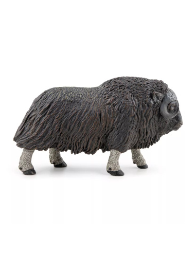 Figurine Bœuf Musqué Papo 50308 — Le survivant laineux de la toundra arctique | LesMinis