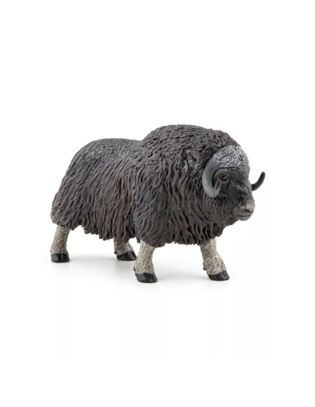 Figurine Bœuf Musqué Papo 50308 — Le survivant laineux de la toundra arctique | LesMinis