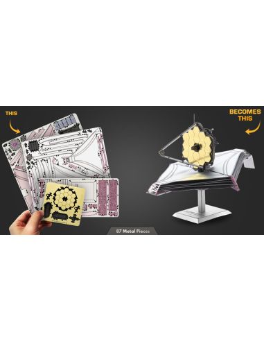 Télescope James Webb Metal Earth – puzzle 3D métal à construire