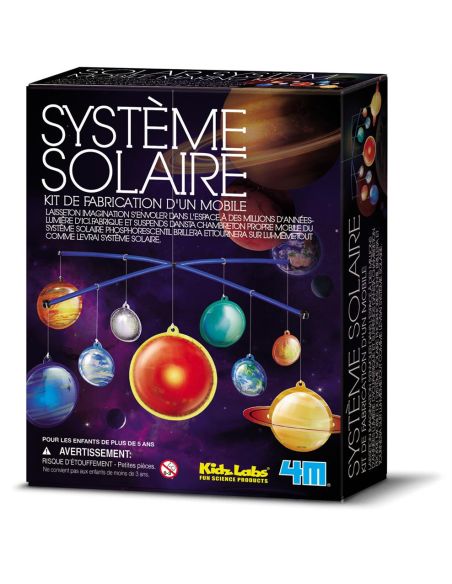 Mobile du système solaire 4M – kit phosphorescent à fabriquer