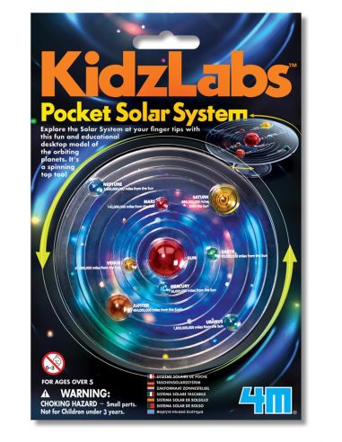 Système solaire de poche 4M – modèle rotatif pour comprendre les orbites
