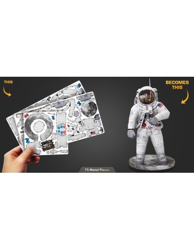 Astronaute Apollo 11 Metal Earth Premium – maquette métal 3D sans colle