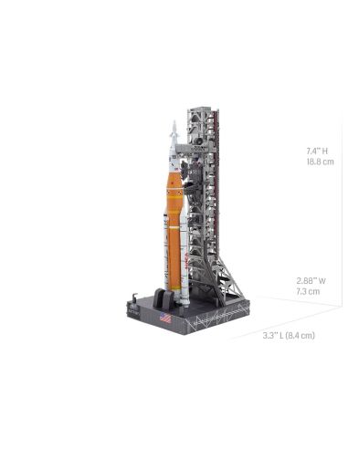 Fusée lunaire Artemis Metal Earth – maquette métal 3D sans colle