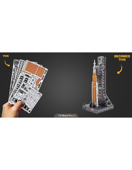 Fusée lunaire Artemis Metal Earth – maquette métal 3D sans colle