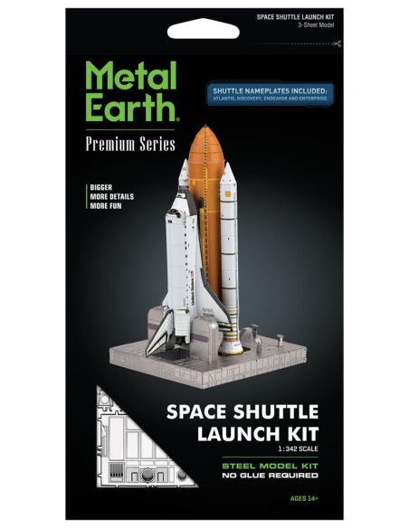 Navette spatiale Metal Earth Premium – maquette métal 3D sans colle (14+)
