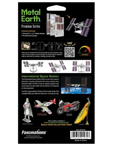 ISS Metal Earth Premium – maquette métal 3D sans colle (209 pièces)