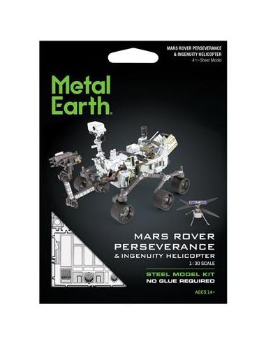 Perseverance + Ingenuity Metal Earth – maquette métal 3D sans colle (14+)