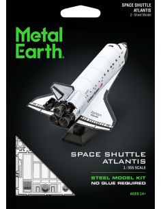 Navette Atlantis Metal Earth couleur sur socle, maquette 3D sans colle (14+) 2