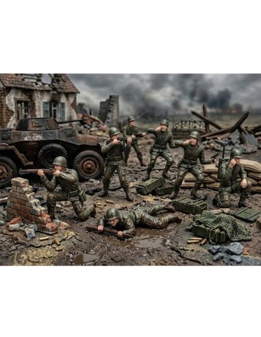 Figurines Soldats de l'Armée Moderne | Tube Safari Ltd 679104