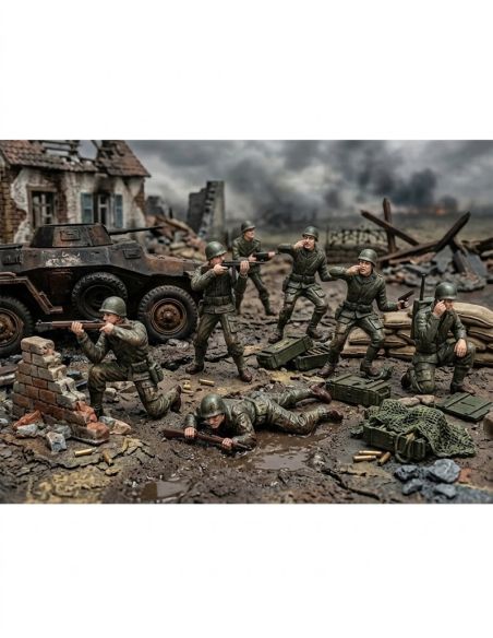 Figurines Soldats de l'Armée Moderne | Tube Safari Ltd 679104