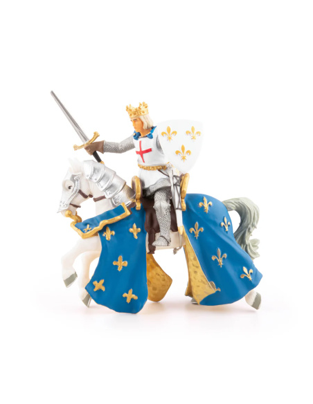 Figurine Saint Louis et son Cheval - Papo 39712 | LesMinis