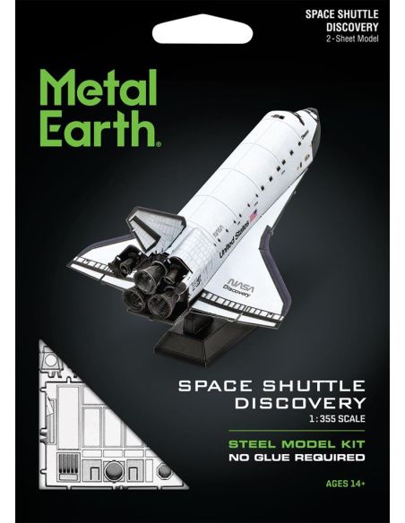 Navette Discovery Metal Earth sur socle – maquette 3D sans colle (1:355)