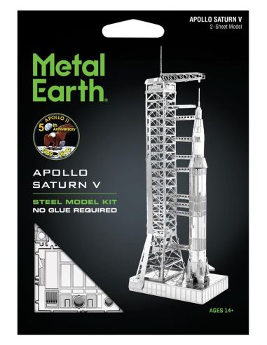 Maquette Saturn V Apollo 11 Metal Earth – fusée lunaire à assembler