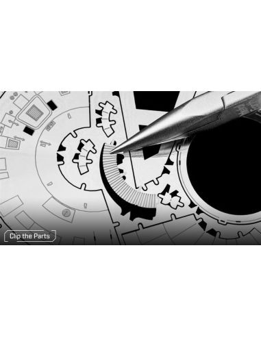 Maquette Apollo CSM + module lunaire LM Metal Earth – mission Apollo