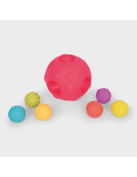 Ballon Météorite Sensoriel tickit® | 7 Balles Texturées Dès 6 Mois – LesMinis
