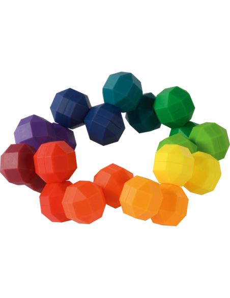 Casse-Tête Arc-en-Ciel | 20 Boules Articulées Flexibles – LesMinis