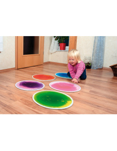 Dalles Sensorielles Rondes Gel | Set 5 Parcours Motricité – LesMinis