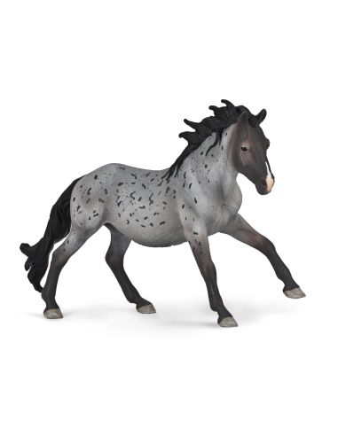 Figurine Étalon Nokota Rouan Bleu | CollectA 1:20 - LesMinis