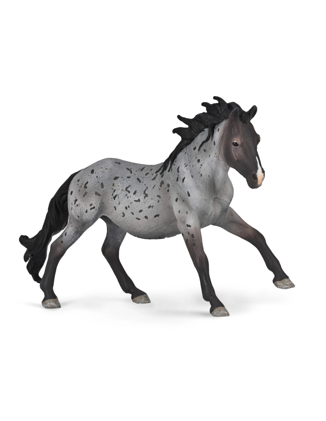 Figurine Marsouin de Dall CollectA 80068 vue de profil, robe noire et blanche