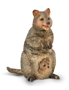 Figurine Quokka avec Joey | CollectA 80063 - LesMinis