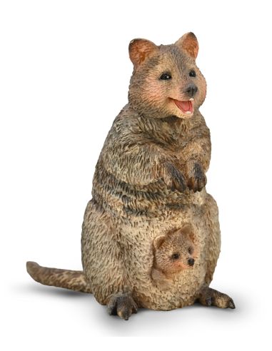Figurine Quokka avec Joey | CollectA 80063 - LesMinis