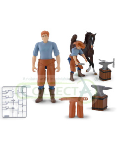 Coffret Maréchal-Ferrant CollectA 84277 | Jeu Écurie Miniature 2