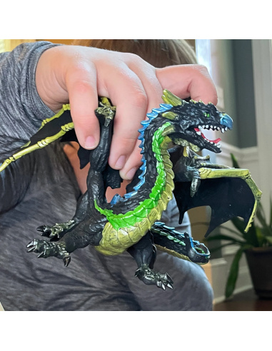 Kaelthar, Dragon des Brumes | Figurine Fantasy Safari Ltd