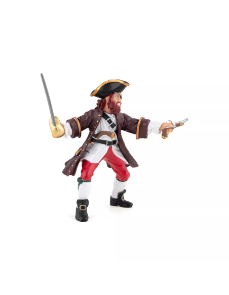 Barberousse Rouge Papo 39428 | Figurine Pirates et Corsaires