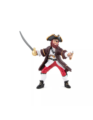 Barberousse Rouge Papo 39428 | Figurine Pirates et Corsaires