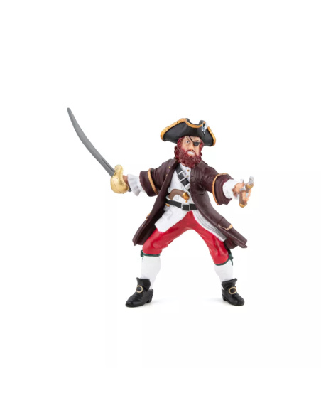 Barberousse Rouge Papo 39428 | Figurine Pirates et Corsaires