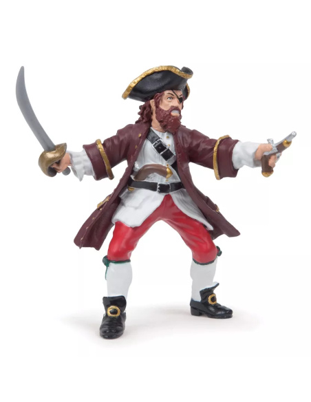 Barberousse Rouge Papo 39428 | Figurine Pirates et Corsaires