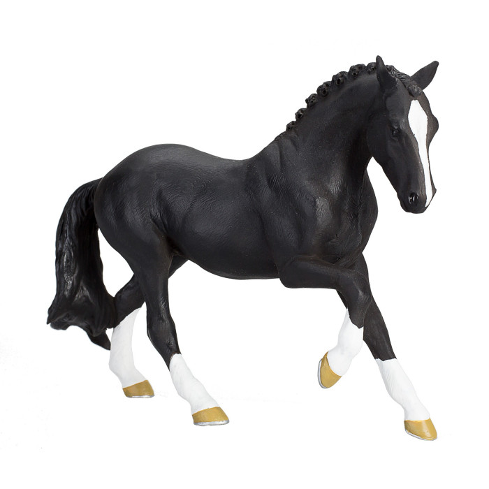 Figurine cheval Hanovrien noir - Mojo 387241 | Matériel pédagogique | Enrichissement Montessori
