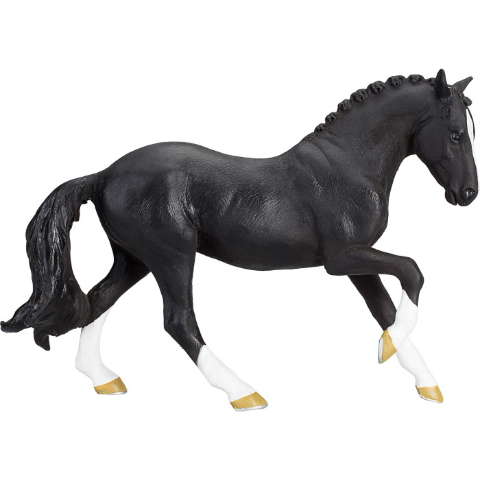 Figurine cheval Hanovrien noir - Mojo 387241 | Matériel pédagogique | Enrichissement Montessori
