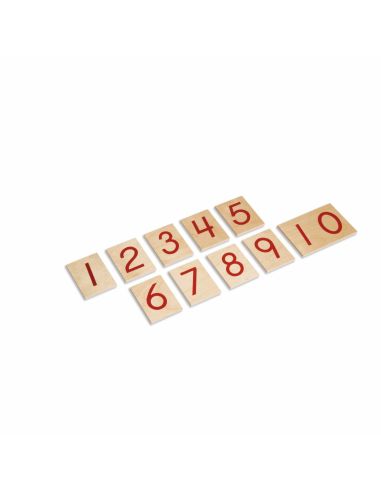 Chiffres imprimés Nienhuis Montessori 003303 | 1 à 10