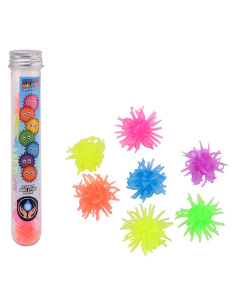 Mini boules collantes cheveux sensorielles | Tube 8 pcs