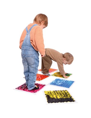 Set 6 dalles sensori-motrices gel liquide 30×30 | Textures