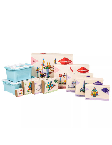 Tuiles magnétiques 200 pièces MagGenius | Set complet