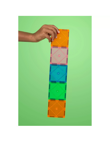 Tuiles magnétiques Pastel MagGenius | 70 pièces douces