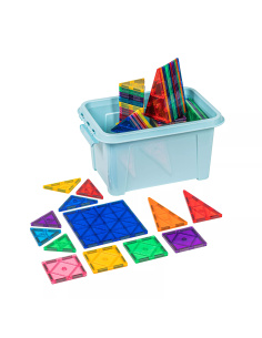 Tuiles magnétiques 100 pièces MagGenius | Dès 3 ans