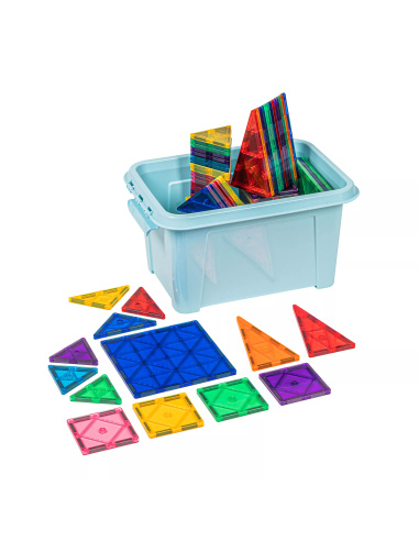 Tuiles magnétiques 100 pièces MagGenius | Dès 3 ans
