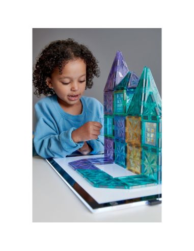 Tuiles magnétiques Glitter 110 pièces | Portes & figurines