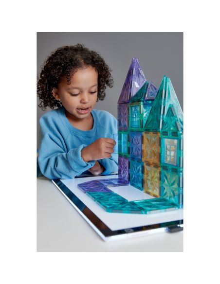 Tuiles magnétiques Glitter 110 pièces | Portes & figurines