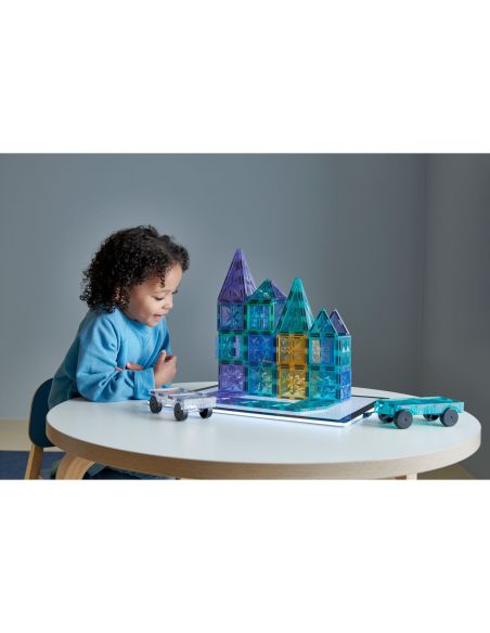 Tuiles magnétiques Glitter 110 pièces | Portes & figurines