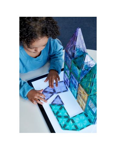 Tuiles magnétiques Glitter 110 pièces | Portes & figurines