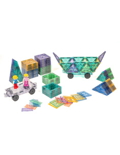 Tuiles magnétiques Glitter 110 pièces | Portes & figurines