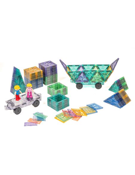 Tuiles magnétiques Glitter 110 pièces | Portes & figurines