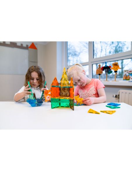 Tuiles magnétiques Safari MagGenius — 38 pièces | Animaux interchangeables & imprimés