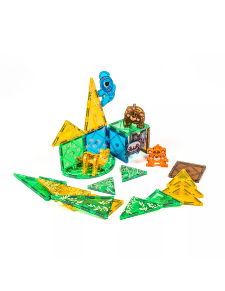 Jeu magnétique animaux Jungle MagGenius | 38 pièces