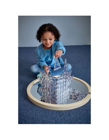 Tuiles magnétiques transparentes Crystal | MagGenius